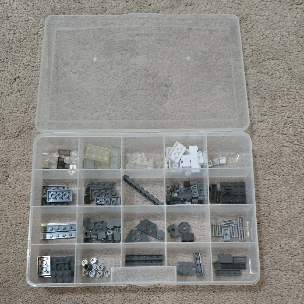 LEGO Bundle of Assorted Building Blocks in Organizer Case